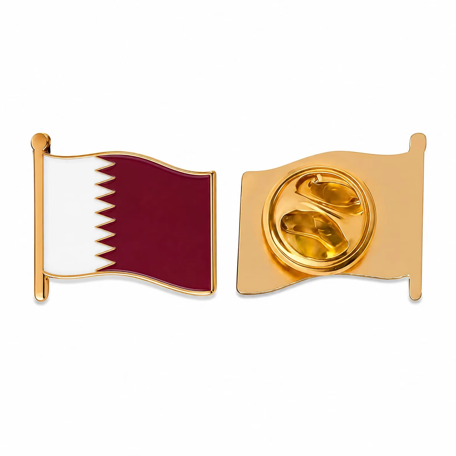 Custom Metal Badge Zinc Alloy Country Flag Soft Hard Enamel Polishing Pin Wholesale Customization