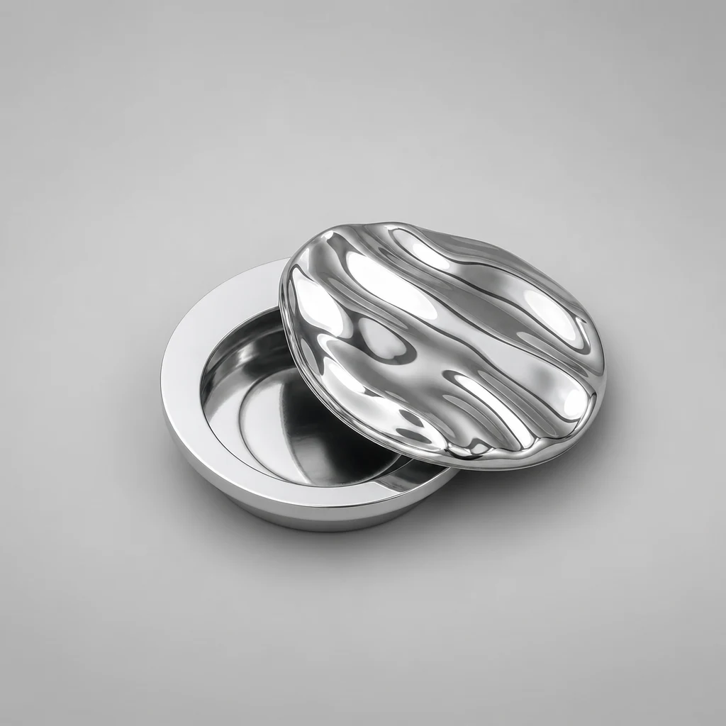Custom Logo Metal Solid Perfume Container, Multi-use Tin for Lip Balm, Cheek Blush