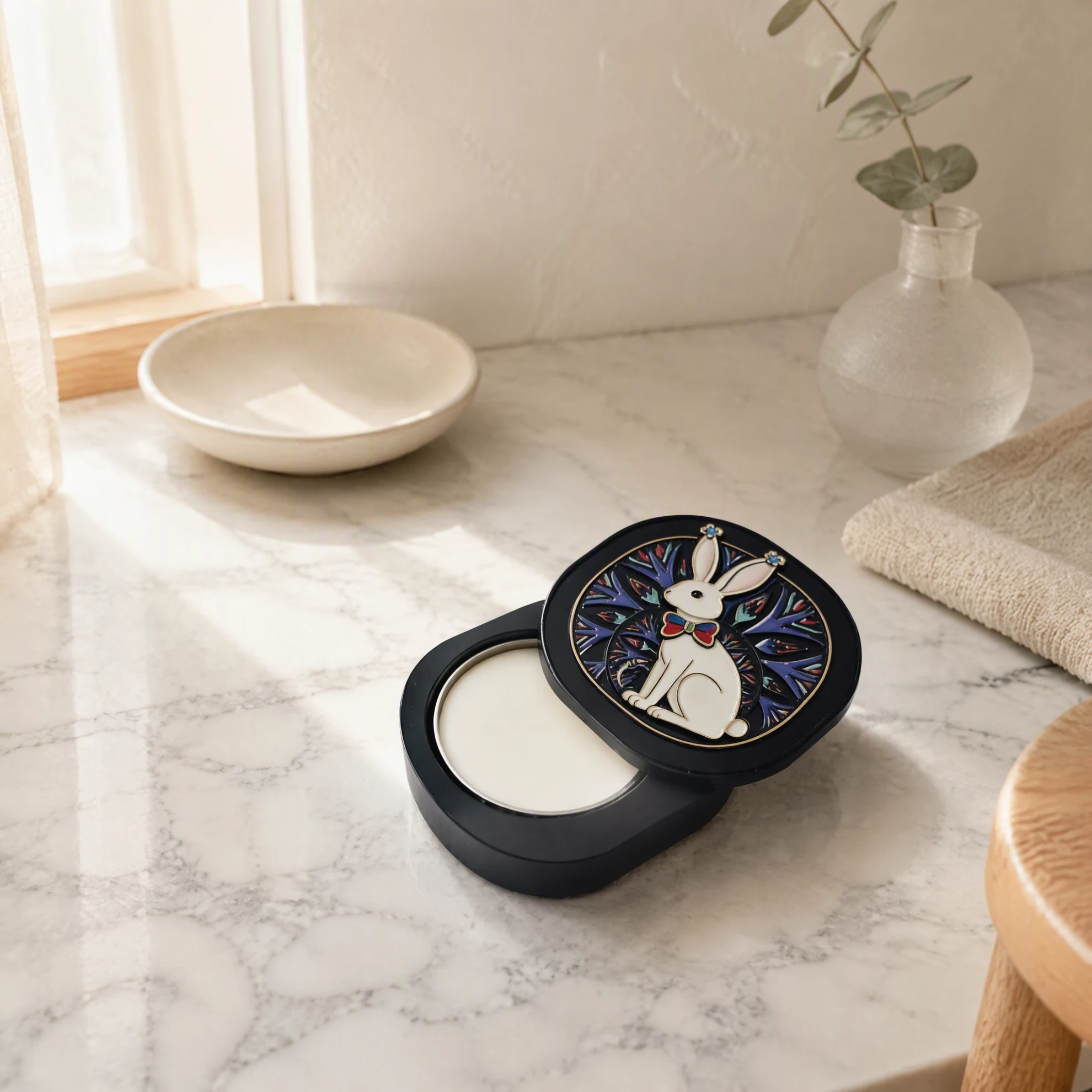 Special-Shaped Solid Perfume Box with Flip Lid - Custom Logo Empty Metal Container for Lip Balm