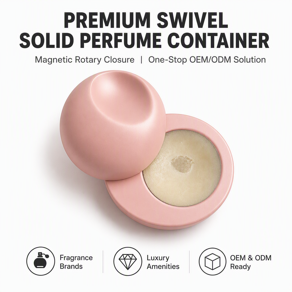 Custom Logo Solid Perfume Container — OEM/ODM Perfume Balm Box for Brand Private Label