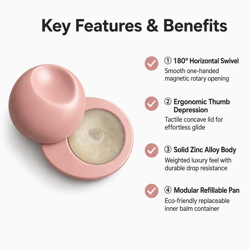 Custom Logo Solid Perfume Container — OEM/ODM Perfume Balm Box for Brand Private Label