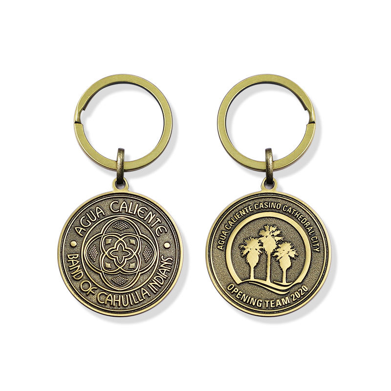 Metal Keychain Customize Design Double-sided High Quality Wholesale Factory