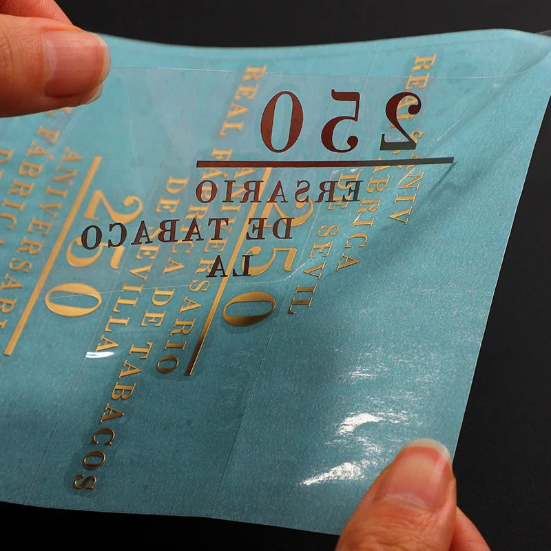 Nickel Sticker Logo Customize High Speed Production