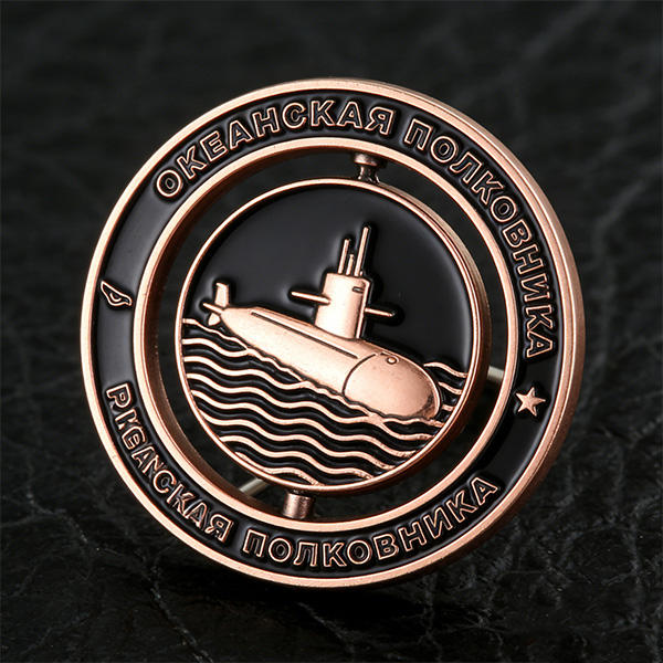 Rotated Metal Coin Custom Design Hard Soft Enamel Electroplating Souvenir Gift