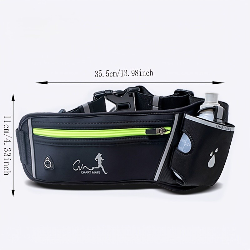 Unisex Waist Bag with Water Bottle Holder 4